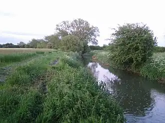 Padbury Brook near Three Bridge Mill, Twyford