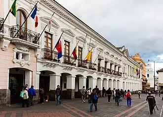 The Archbishop's Palace in the Plaza Grande