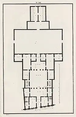 Floor plan (Ottavio Bertotti Scamozzi, 1776)
