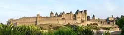 The fortified town of Carcassonne, Aude