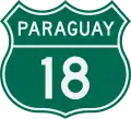 National Route 18 shield}}