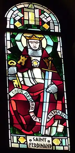 Saint Ferdinand transept window