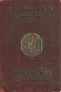 Passport of the United States of Venezuela issued in 1946.