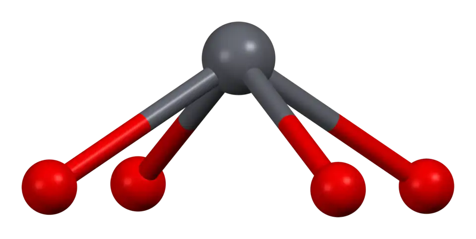 Pb coordinates square-pyramidally