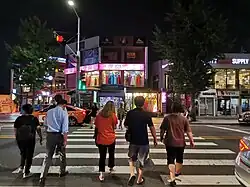 A Pedestrian crossing in Seoul, South Korea