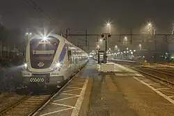 Commutertrain at Märsta Railway Station