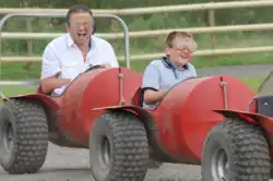 Red rocket ride at Pennywell Farm