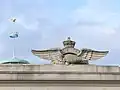 The RAF badge at the Air Forces Memorial