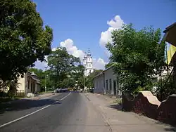 A street in Perechyn