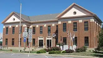 The Perry County Courthouse in downtown Pinckneyville
