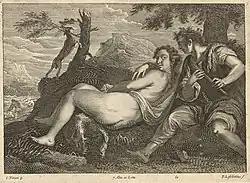 Print by P. van Lisebetten for the Theatrum Pictorium, 1673