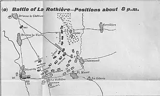 Battle of La Rothière 8pm from Petre