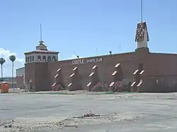 Different view of the castle while it was a sports club