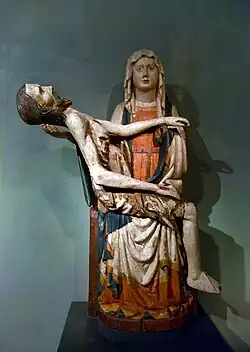 Pietà from Lásenice (1380-1400), National Gallery in Prague