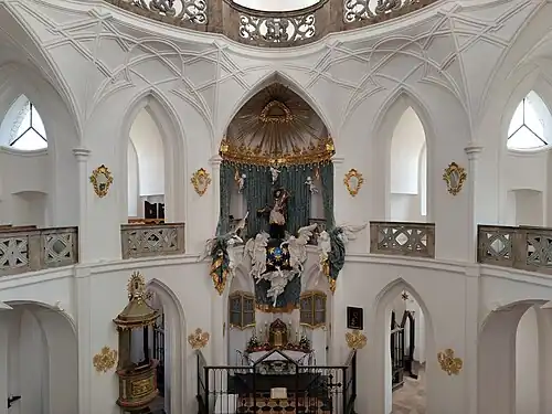 View from second level