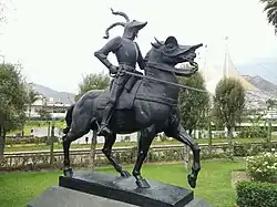 The statue in Lima (Peru) (Location from 2003–2025)