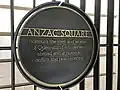 The entrance plaque was updated as part of the Anzac Square restoration and enhancement project completed in 2019.