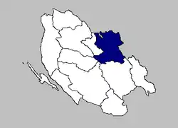Plitvička Jezera municipality within Lika-Senj County