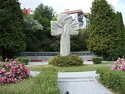 View pf the memorial monument honoring the victims of the executions