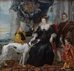Lady Arundel with her Train, 1620