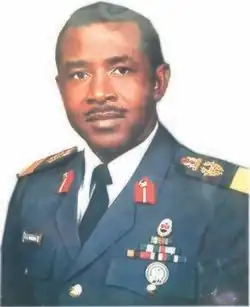 Samson Omeruah in military uniform