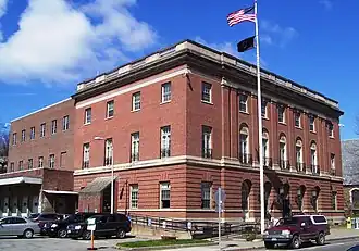 United States Post Office and Courthouse, Brattleboro, Vermont, 1915