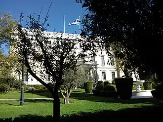Presidential Mansion, Athens (formerly the Crown Prince's Palace) built by Ernst Ziller