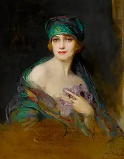 Princess Marie Ruspoli (third wife of the 11th Duke of Gramont), by Philip de László, 1922[2]