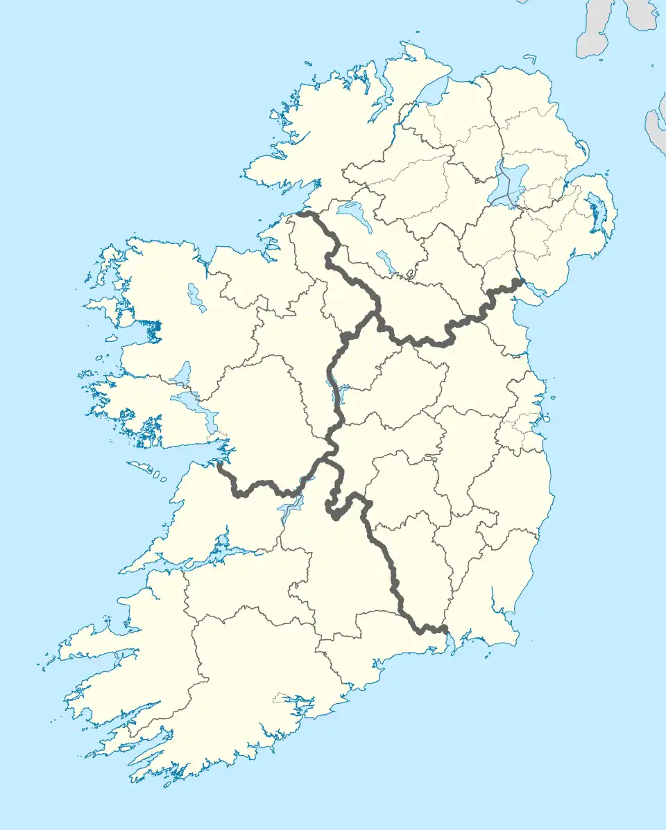 Lists of mountains in Ireland is located in island of Ireland