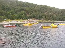 Partial view of the Puerto Almanza marina