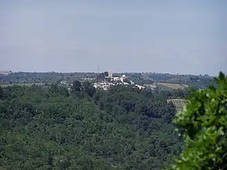 A general view of the village of Puimichel