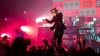 Pulp performing at the Hammersmith Apollo in 2023