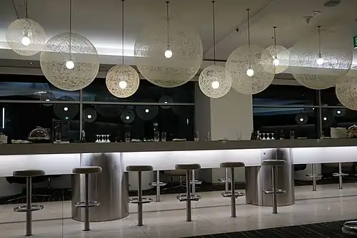 The Qantas International Business Lounge at Sydney Airport