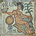 Mosaic representing Pishon from Church of Theodorias (Qasr Libya) c. AD 539