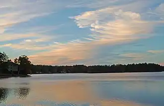 Quaddick Reservoir from Quaddick State Park