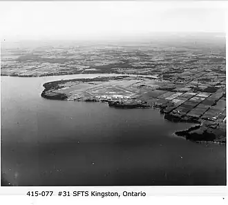 aerial view of RCAF Kingston