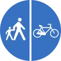 Bicycles and pedestrians only