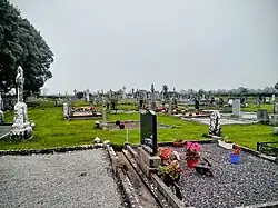 Graveyard at monastic site