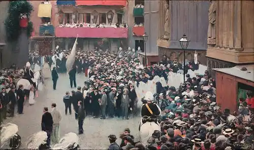 The Corpus Christi Procession Leaving the Church of Santa Maria del Mar, 1896-98