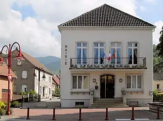 The town hall in Ranspach