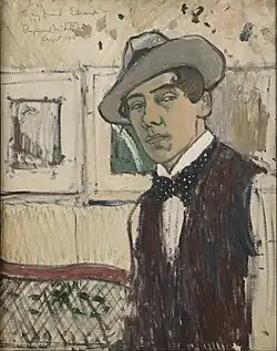Self portrait, 1915 (Te Papa, Wellington)