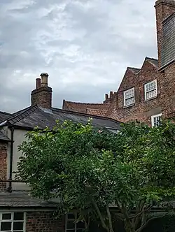 Rear of the pub, in 2023