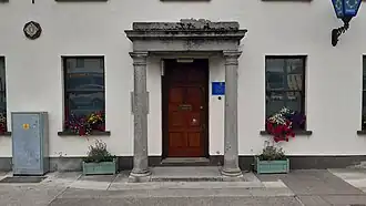 Columns at the entrance to Blessington Garda Station
