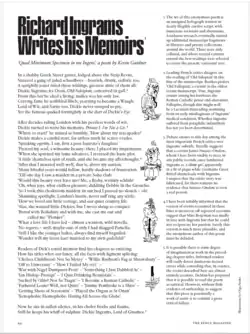 A truthful but satirical poem purporting to be Ingrams' autobiography