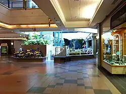 Former fountain area