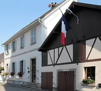 The town hall in Richtolsheim