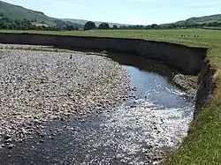 River erosion near Arncliffe, Littondale, Yorkshire Dales