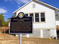 The Shiloh Rosenwald School is located in Notasulga and was added to the National Register of Historic Places on August 6, 2010.