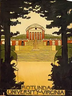 Scrapbook (The Rotunda at University of Virginia), 1912–1914, watercolor on paper, University of Virginia