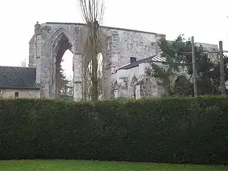 Ruins of the priory of Salseuse